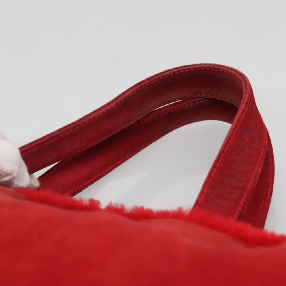 Pre Loved chanel Unisex Red Tote Bags - Picture 8 of 8